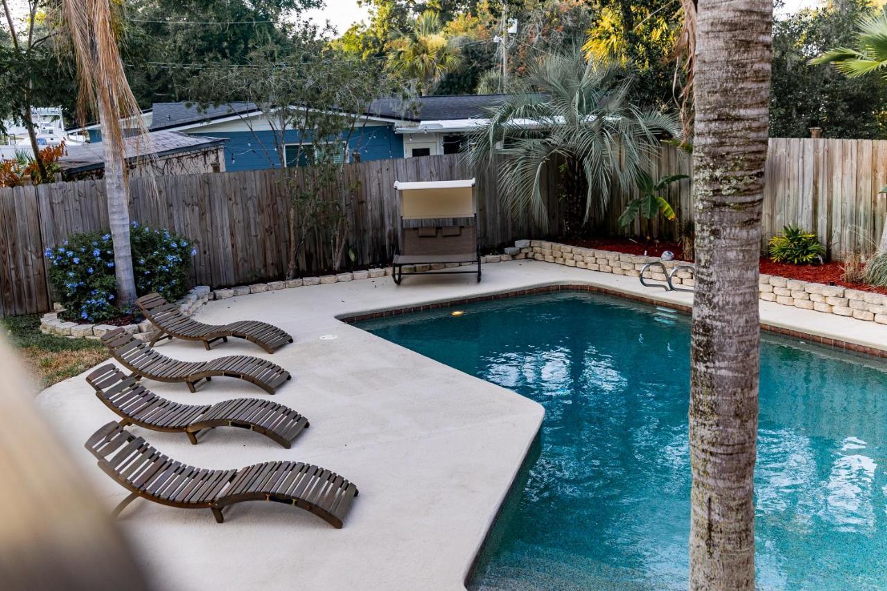 Pool & Hot Tub Home W Game Room! 1 Mile To Beach! Jacksonville Beach Kültér fotó